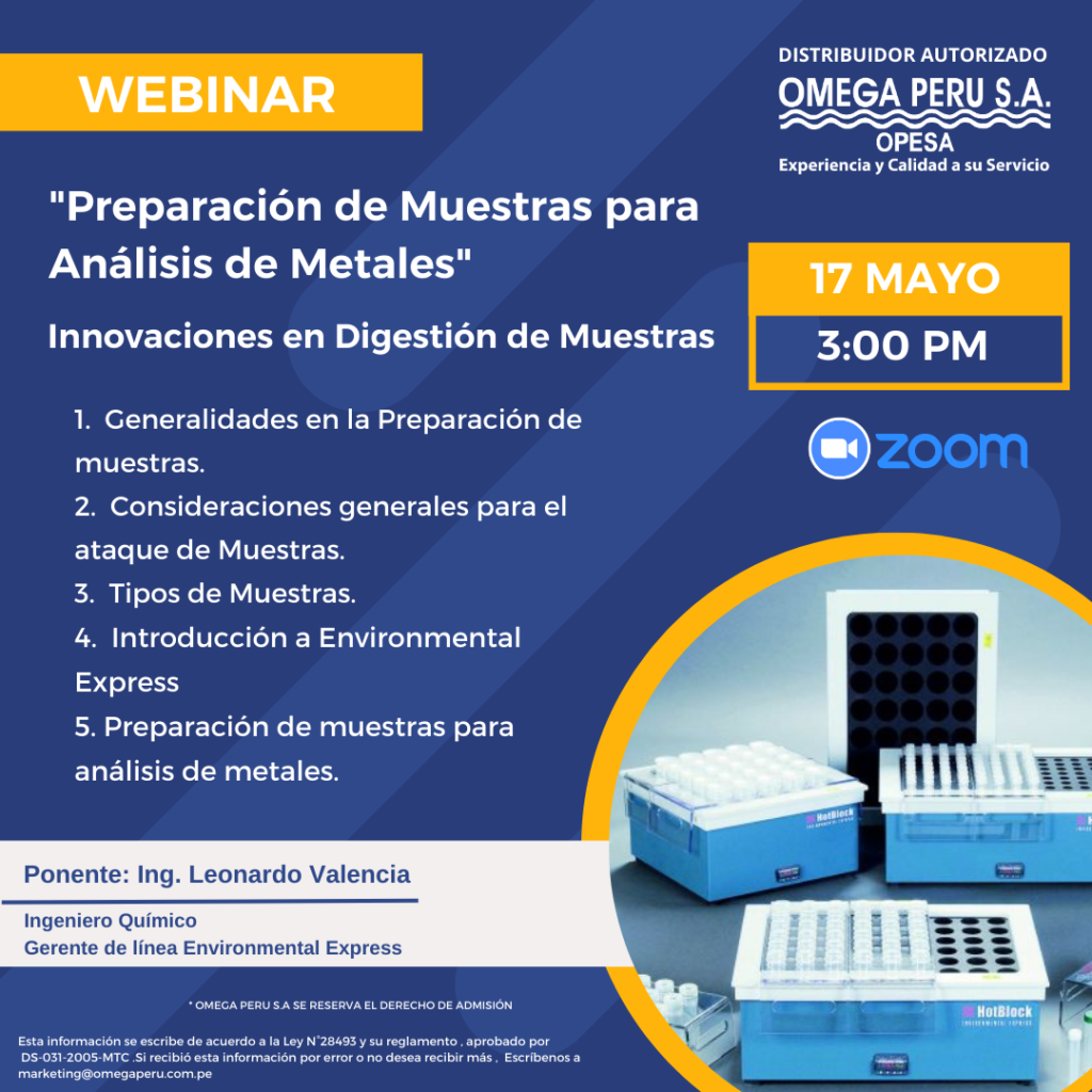 "Preparación de Muestras para Análisis de Metales”