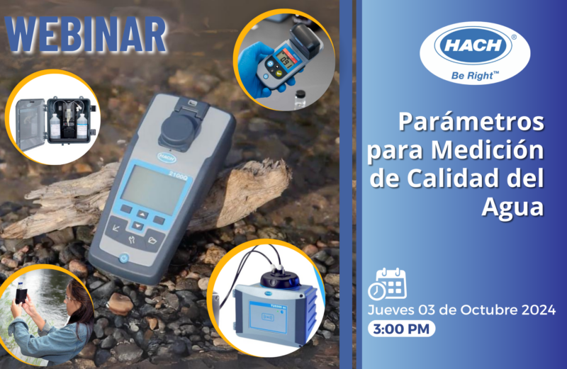 Parámetros para Medición de Calidad del Agua Parámetros para Medición de Calidad del Agua