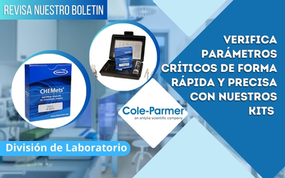 Verifica Parámetros críticos de forma rápida y precisa Con nuestros KITS