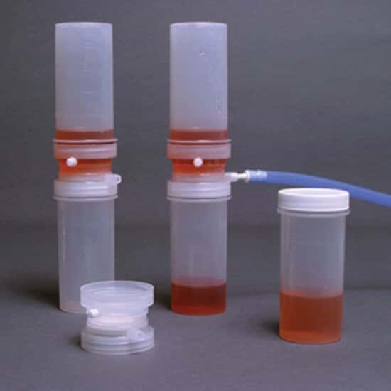 Filtro para tubo de digestión FlipMate con prefiltro de PTFE