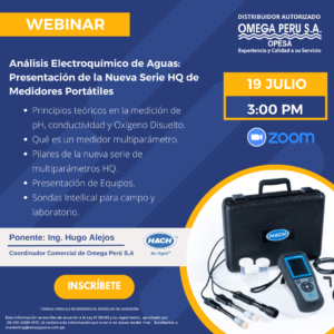 webinar Análisis Electroquímico de Aguas: Presentación de la Nueva Serie HQ de Medidores Portátiles