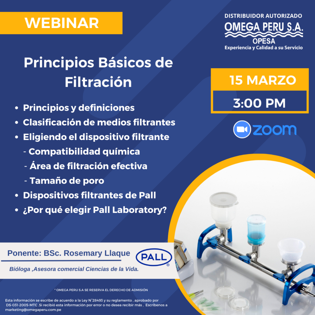 Principios Básicos de Filtración