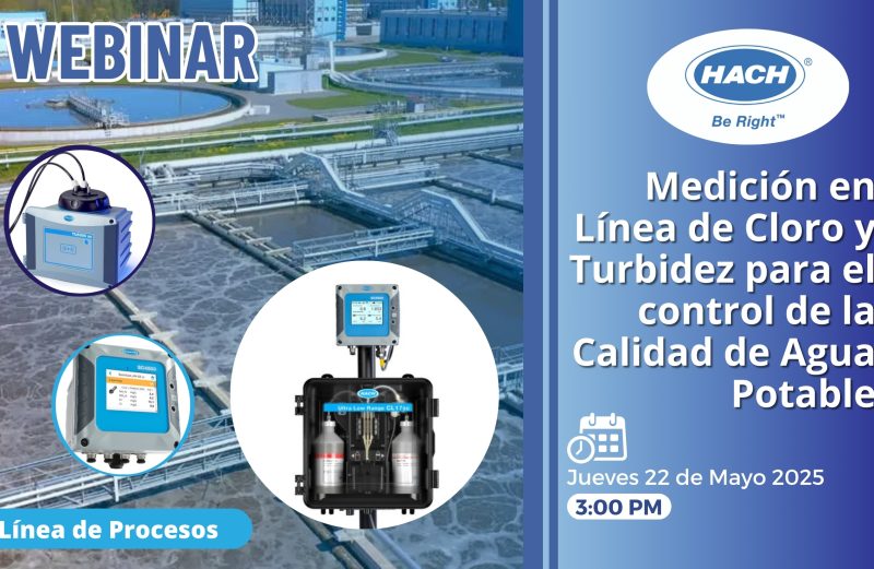 Medición en Línea de Cloro y Turbidez para el control de la Calidad de Agua Potable Medición en Línea de Cloro y Turbidez para el control de la Calidad de Agua Potable
