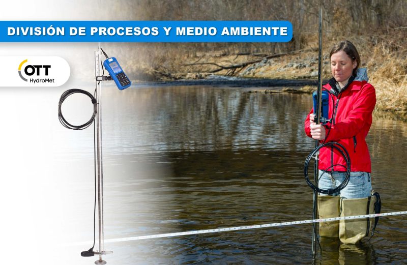 OTT MF Pro: Aforos basados en la norma ISO 748 integrada en el correntómetro. OTT MF Pro: Aforos basados en la norma ISO 748 integrada en el correntómetro.