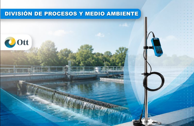 Correntómetro electromagnético OTT MF Pro: Registro automático de profundidad y cálculo de caudal en tiempo real
