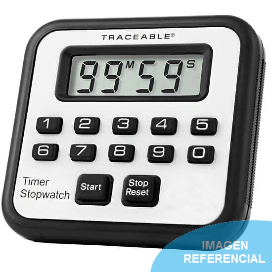 Omega Perú S.A. - Reloj / temporizador digital con botón pulsador de  pantalla jumbo Traceable®