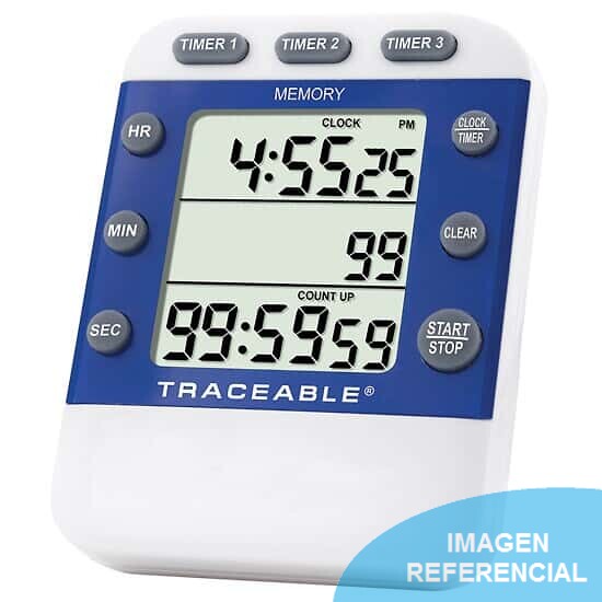 Omega Perú S.A. - Cronómetro digital ligero Traceable® con calibración