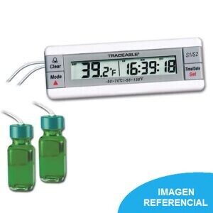Termómetro Digital De Nevera-Congelador calibrado con 2 puntos de calibración trazable