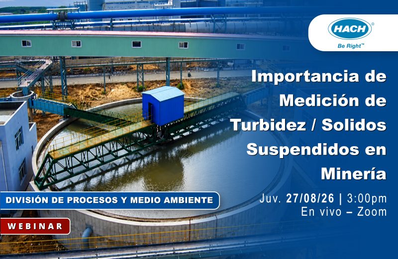 WEBINAR: Importancia de Medición de Turbidez / Solidos Suspendidos en Minería