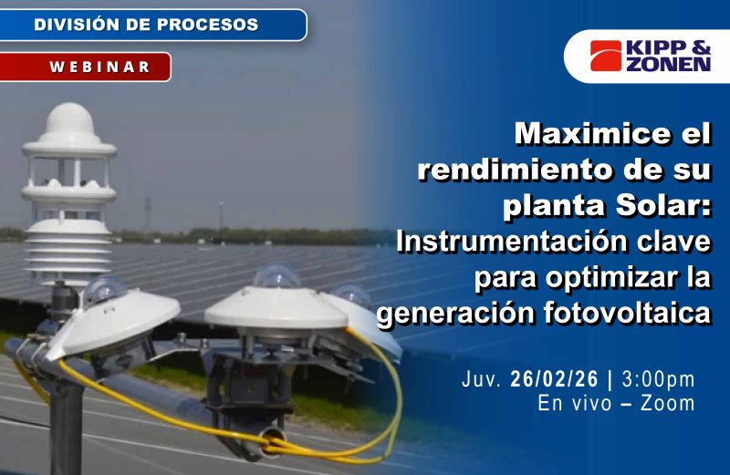 Maximice el rendimiento de su planta Solar: Instrumentación clave para optimizar la generación fotovoltaica