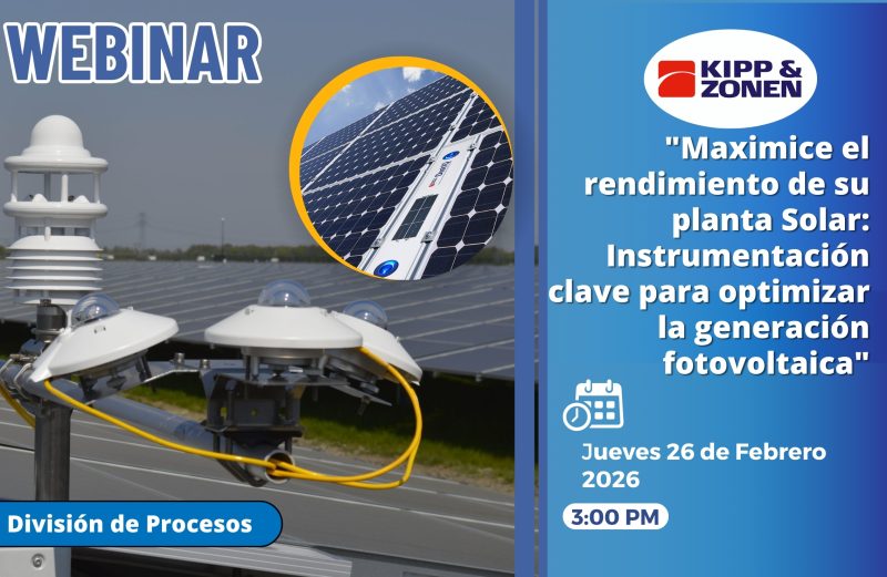 Maximice el rendimiento de su planta Solar: Instrumentación clave para optimizar la generación fotovoltaica