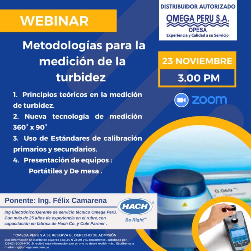 Metodologías para la medición de la turbidez