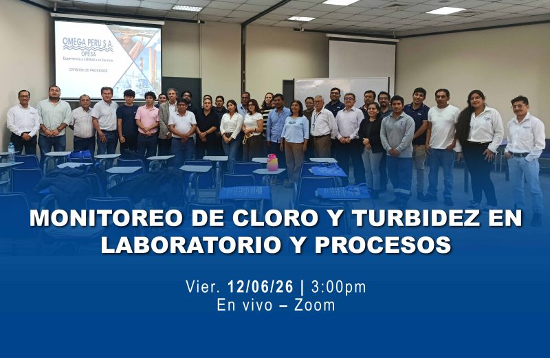 MONITOREO de Cloro y Turbidez en Laboratorio y Procesos